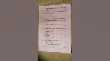 C Programming || BCA 2nd Semester || Examination - July ,2022 || MDU University