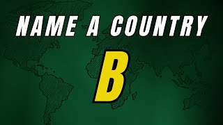 WORD ASSOCIATION GAME 🤯 | Name a Country from the Given Letter | Fun Geography Quiz Challenge screenshot 4