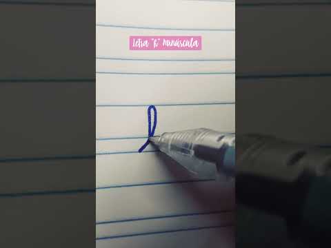 ✍️ LETRA "h" Cursiva Minúscula #caligrafia #letra #howtowrite #writing #shorts