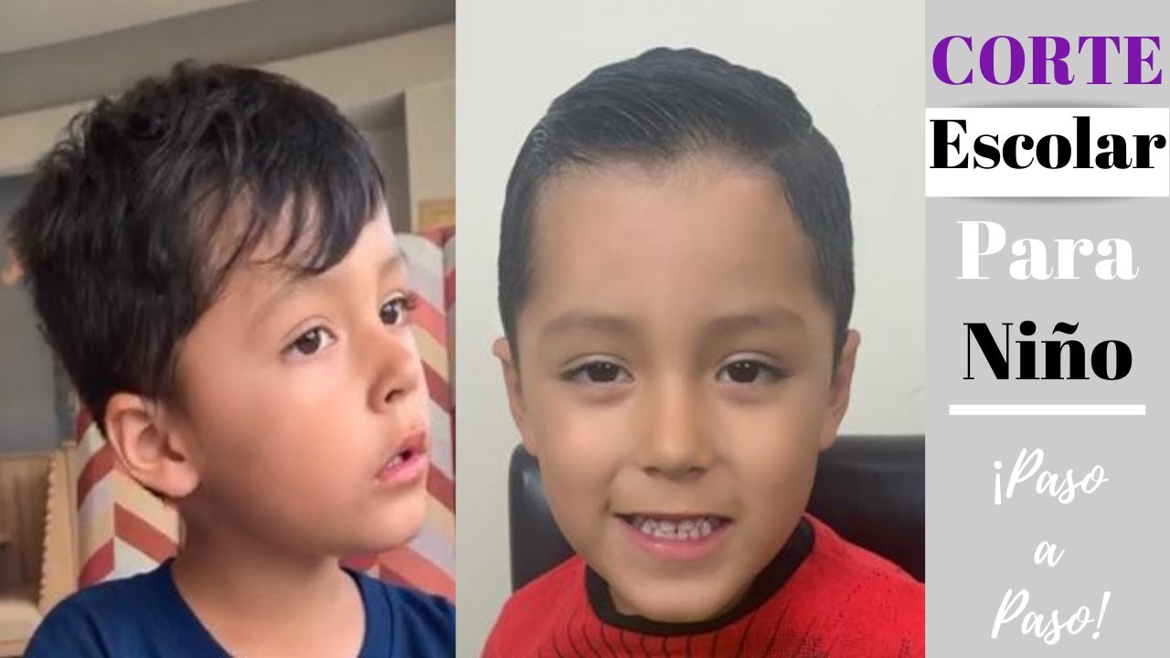 Corte De Cabello Escolar Para Niños Paso A Paso