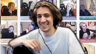 xQc Reacts to 'xQc 26th Birthday Video'