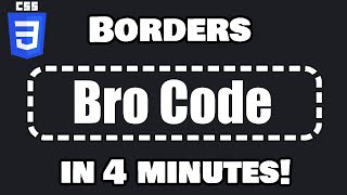 Learn CSS borders in 4 minutes! 🖼