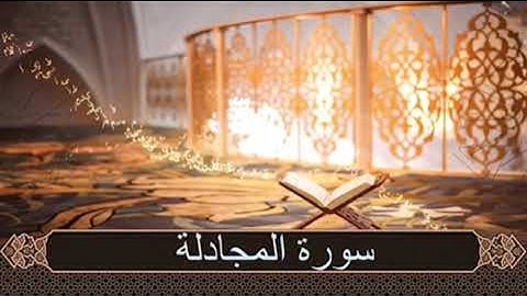 سورة المجادلة / الشيخ هاني الرفاعي