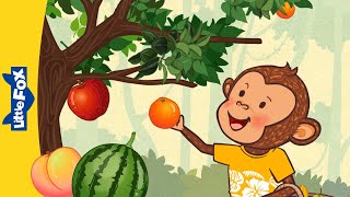 Greedy Monkey + Is It a Vegetable? | Apple, Banana, Strawberry🍎🍌 | Learn to Read Kindergarten screenshot 4