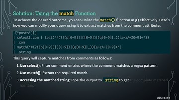 Extracting Matches from Complex JSON Objects Using jQ and Regex