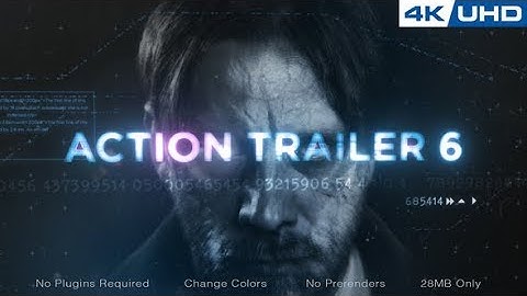 Action Trailer 06 | After Effects Template | Video Displays