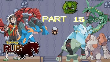 Pokemon Ruby Part 15 Catching Rayquaza,Regirock,Regice, And Registeel