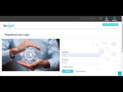 Insight Portal Quick Intro Tutorial Video