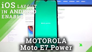 Get iOS Launcher & Install Apple Layout  - MOTOROLA Moto E7 Power screenshot 1