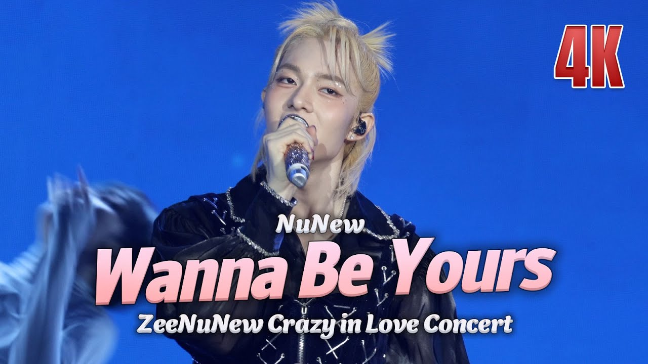 Wanna be yours (NuNew) at ZeeNuNew Crazy In Love Concert - YouTube