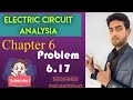 Electric Circuit Analysis chapter 6 problem 4.17 part (c) find equivalent capacitance
