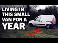 One year living in a small van the highs and lows year recap  van life uk  e53