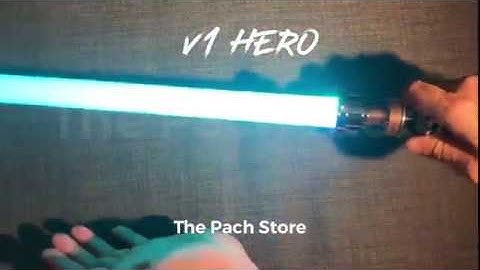 Ultimate Works x The Pach Store Luke V1 Hero custom saber BLADE DEMO