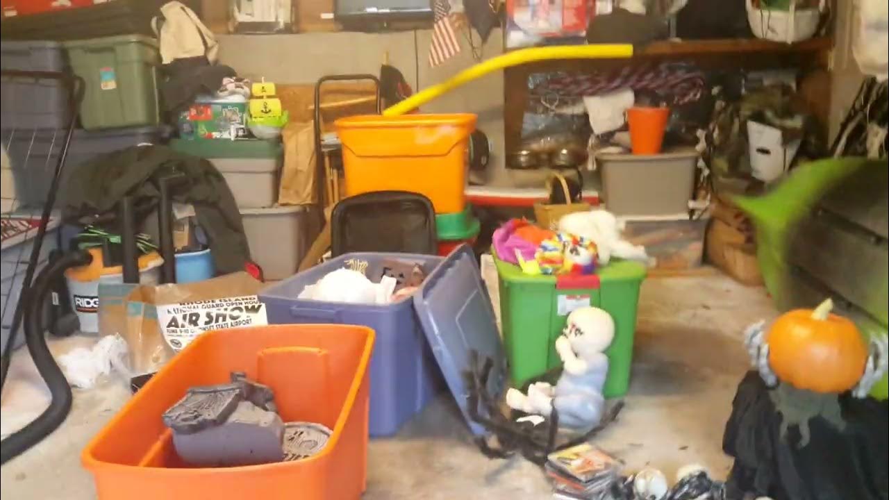 Putting up my Halloween decorations part 1 YouTube