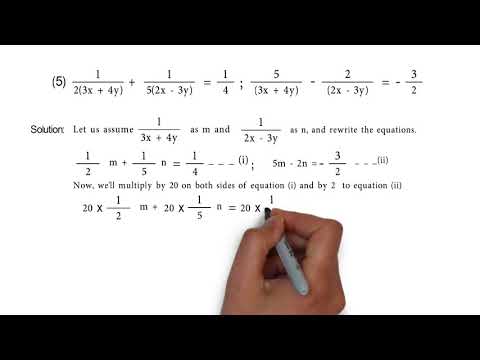 1 2 3x 4y 1 5 2x 3y 1 4 Amp 5 3x 4y 2 2x 3y 3 2 Problem Set 1 Q6 5 Youtube