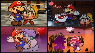 Paper Mario The Thousand-Year Door Remake - Mario Kissed by all Female Partners (4K) by Beta Brawler 28,983 views 3 days ago 5 minutes, 23 seconds