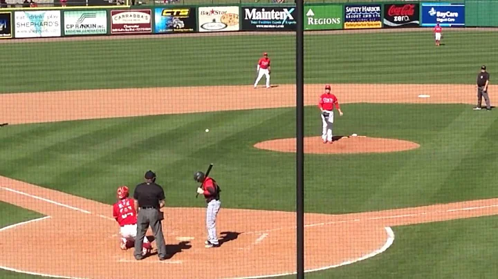 Daniel Stumpf gets final out of the inning