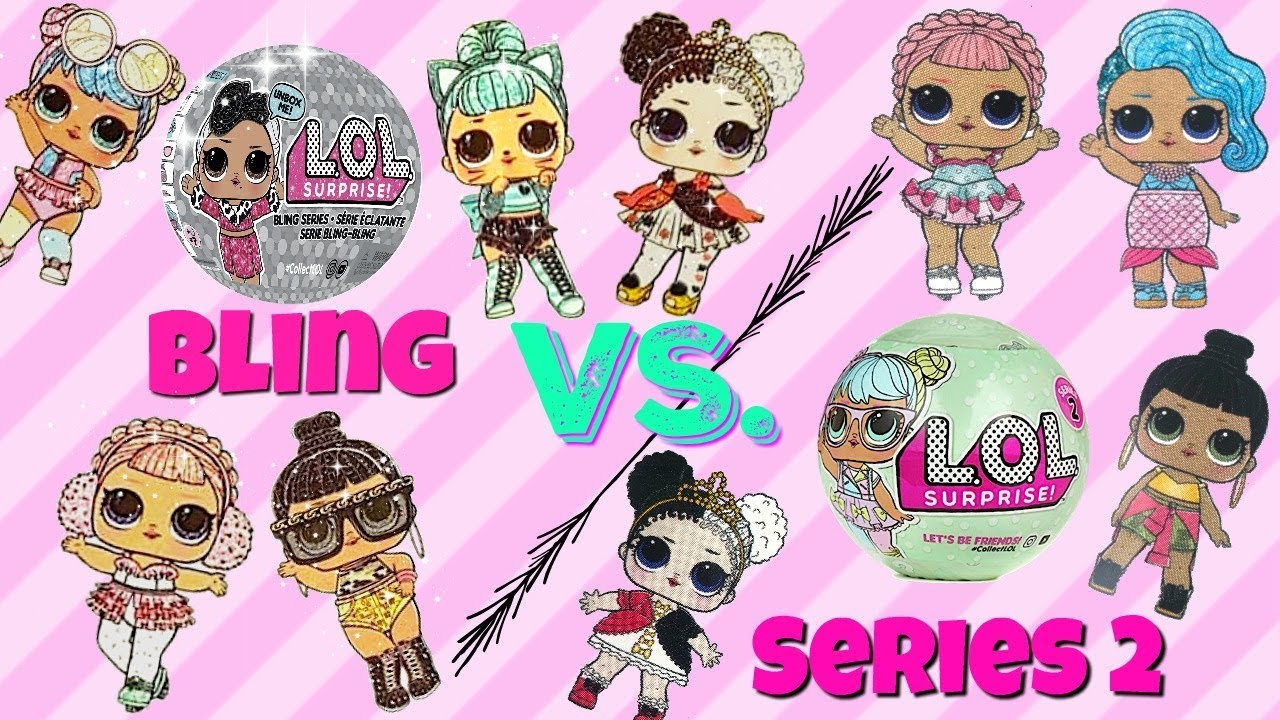 lol surprise bling series list