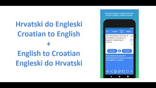 Demo: English to Croatian Translator App and Croatian to English Translator App screenshot 2