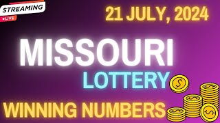 Missouri Midday Lottery Results For - 21 Jul, 2024 - Pick 3 - Pick 4 - Cash Pop - Lotto - Powerball