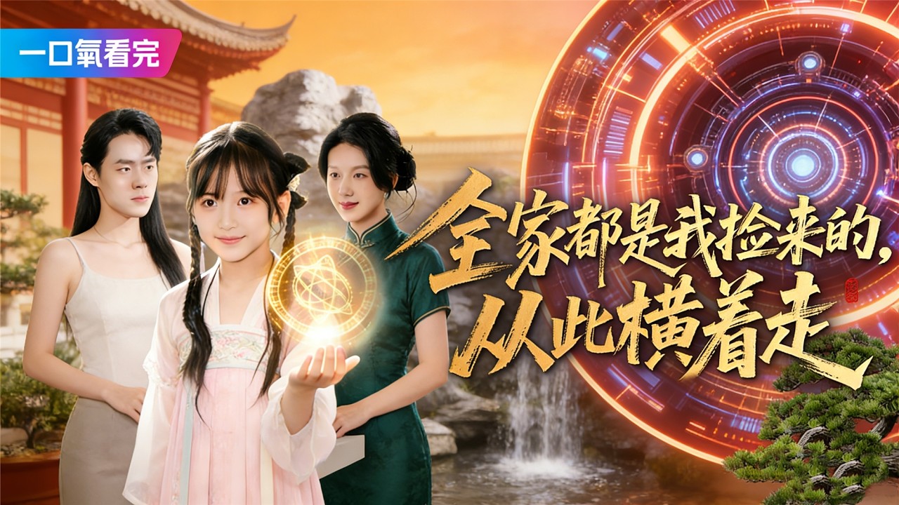 《全家都是我撿來的，從此橫著走》💖三歲父母遇害、六歲成天機閣掌事，為查真兇隱於市井。救下輕生女子認作媽媽，遭賀家刁難時亮明身份，手下一聲「掌事」震驚全場！# 萌寶大佬 #隱藏身份