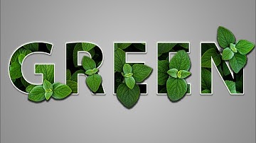 leaves Text Effect - Best Photoshop Tutorial 2024