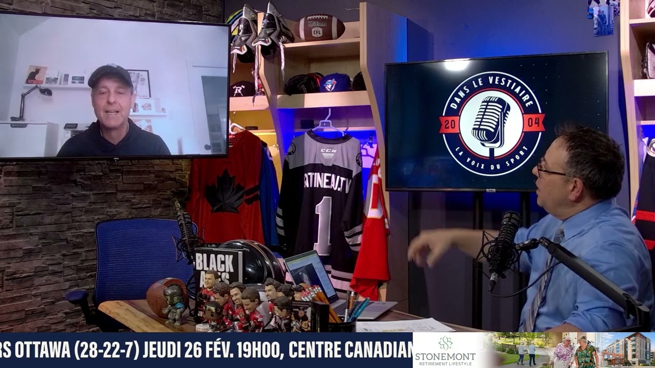 Dans le vestiaire avec Alain Sear