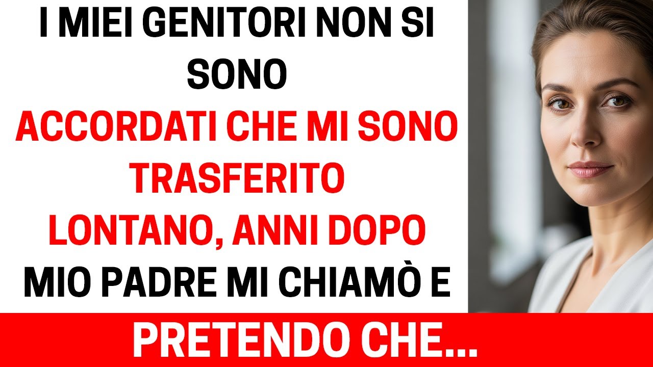 👉 Me ne sono andato senza che se ne accorgessero. Anni dopo, mio padre mi ha chiamato…