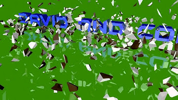 Plate tectonics intro 2 c4d exploding text