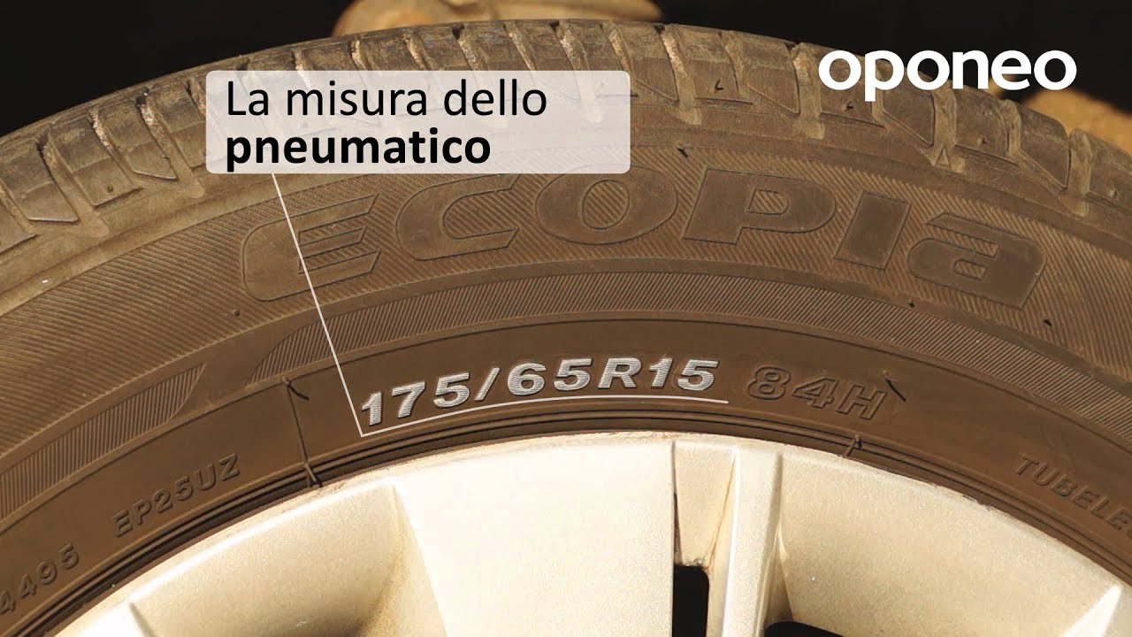 Come interpretare le marcature sugli pneumatici? » Oponeo.it