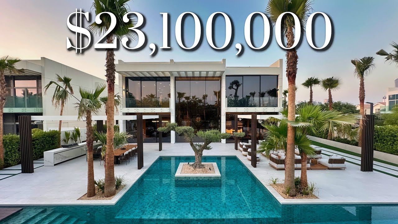 Touring a $23,100,000 MODERN MASTERPIECE | District One, Dubai