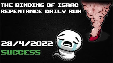The Binding Of Isaac Repentance Daily Run | 28/4/22 | Lost - Mom