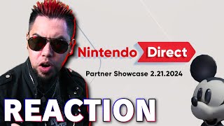 Nintendo Direct Partner Showcase 2.21.2024 FULL REACTION! | HMK