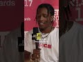 #ASAPRocky Gives Queen #MaryJBlige All The Praise! #BET #BETAwards #Shorts #CulturesBiggestNight