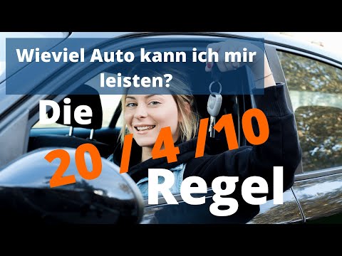 Wieviel Auto kann  ich mir leisten? Die 20-4-10-Regel