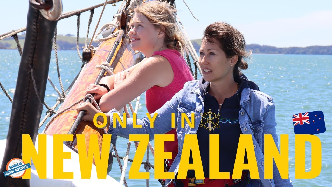 Мы забрались на мачту пиратского корабля в Новой Зеландии! (Круиз на паруснике по заливу островов)