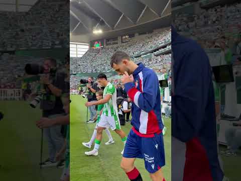 Real Betis - Osasuna salen al campo #realbetisosasuna #betis #osasuna