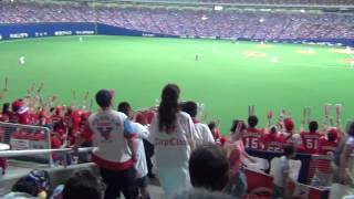 エルドレッドにバースデーコール&応援歌 20150712 広島カープ