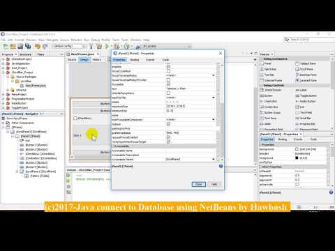 #08 Java GUI: Using JScrollPane in java