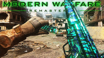 MODERN WARFARE REMASTERED "BEST WEAPON" - MWR "MP5 GAMEPLAY" SHOWCASE (COD MWR MP5 GUN GUIDE)