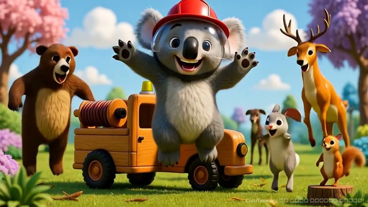 बुलबुलों वाला फायरमैन कोआला