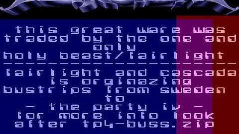 FairLight Alive MS DOS Intro