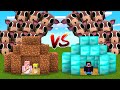 🌊МЫ ПЕРЕЖИЛИ ЦУНАМИ ИЗ 99 НОЧЕЙ В ЛЕСУ В МАЙНКРАФТ! MINECRAFT