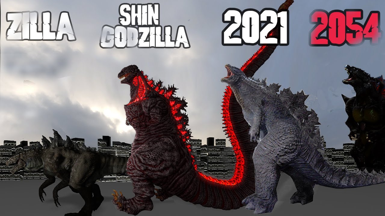 Godzilla 2017 size comparison to Shin-Gojira and all other versions!