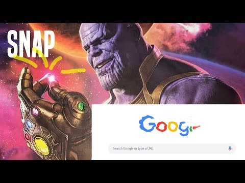 Thanos Snap Effect on Google Results - Check out What happens when you type Thanos in Google Search