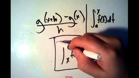 Proving the Fundamental Theorem of Calculus Part 1