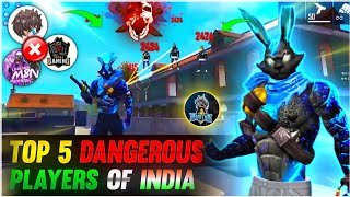 Top 5 Most DANGEROUS Players in INDIA🔥- Part 6