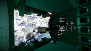 Space Engineers Large Air Tight Hanger Door, Without Using In Game Hanger Door Block