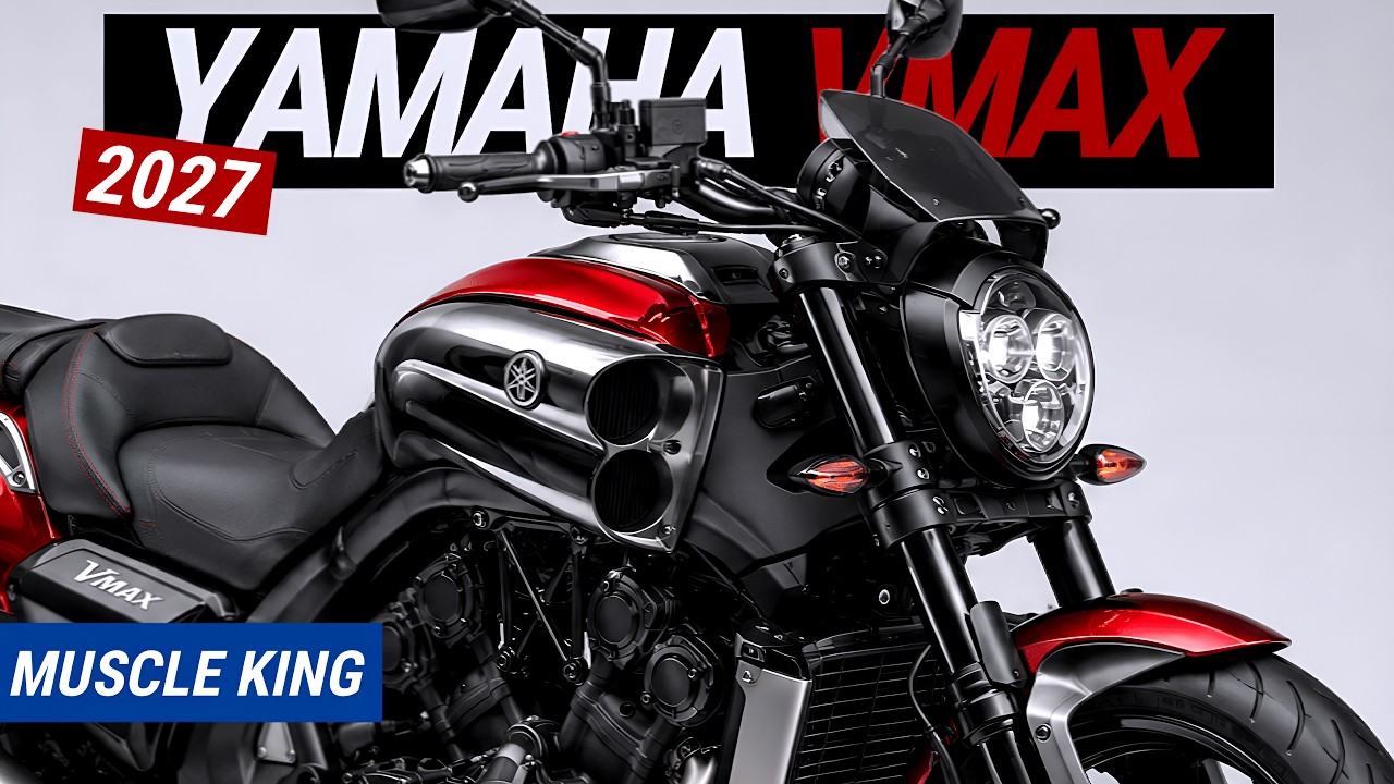 2027 Yamaha VMAX — The Muscle Bike Honda Could Never Beat - YouTube