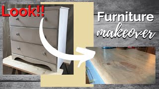 Furniture Flip start to finish | Furniture Makeover | Trash to Treasure | Adding legs to a dresser